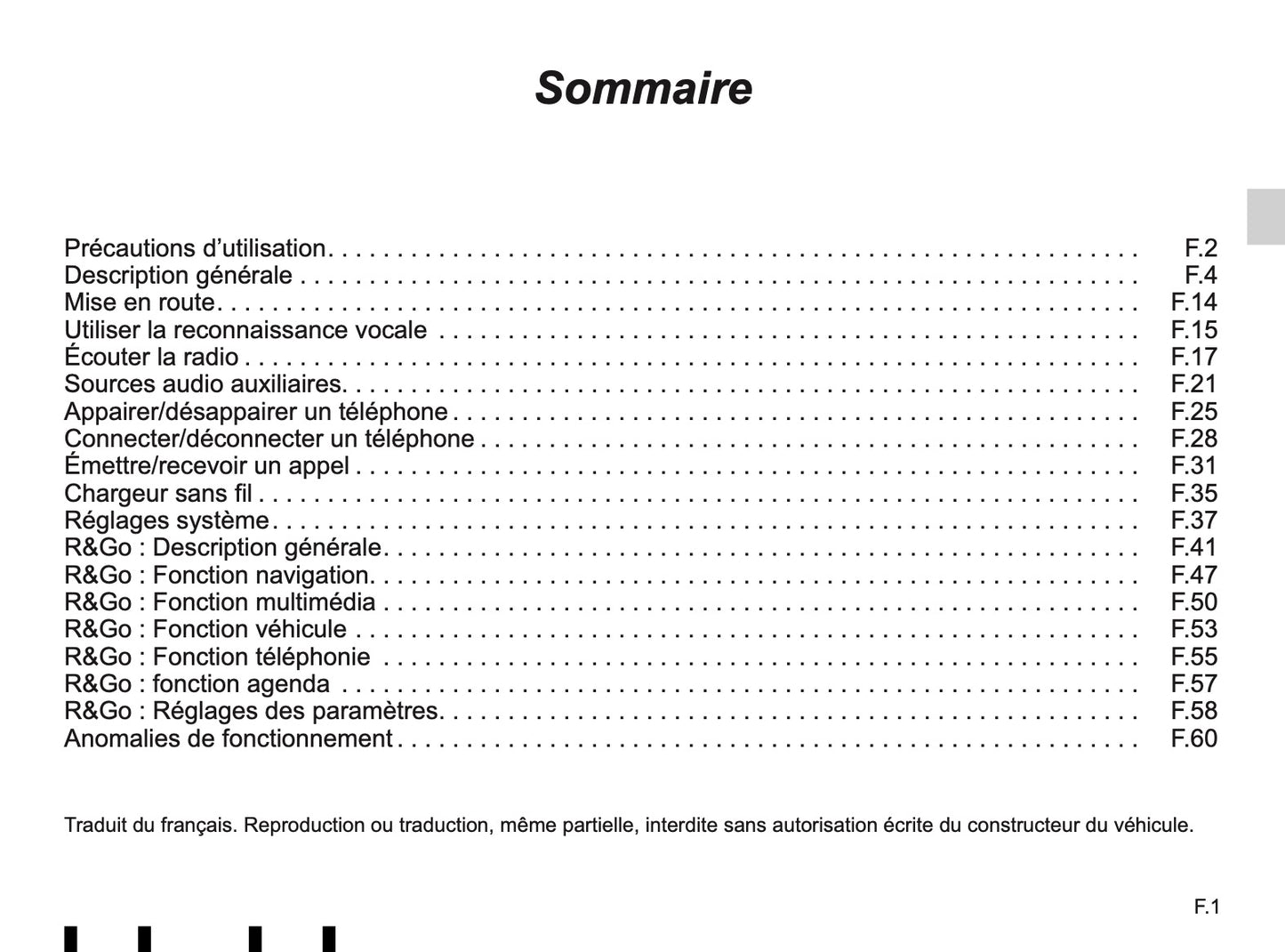 Renault Radio-Connect R-Go-2 Guide d'utilisation