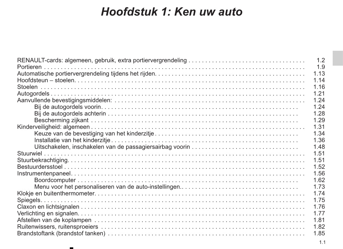 2014-2015 Renault Mégane Gebruikershandleiding | Nederlands