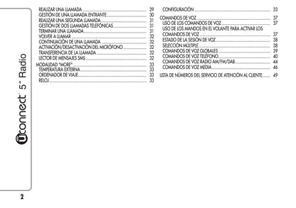 Alfa Romeo Mito Uconnect 5 Radio Instrucciones 2013 - 2016