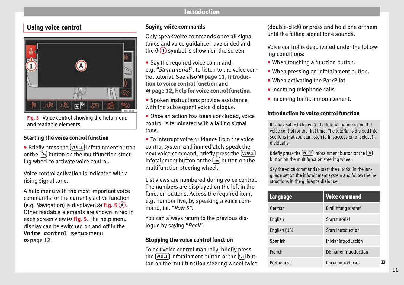 Seat Media System Plus / Navi System Owner's Manual