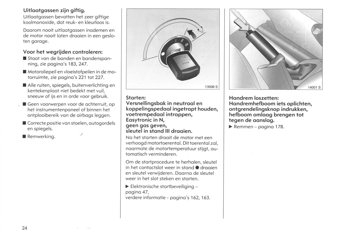 2003-2005 Opel Meriva Owner's Manual | Dutch