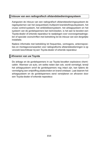 2007-2008 Toyota Auris Bedienungsanleitung | Niederländisch