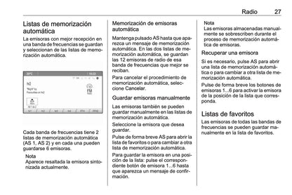 Opel Meriva Manual de infoentretenimiento 2014 - 2017