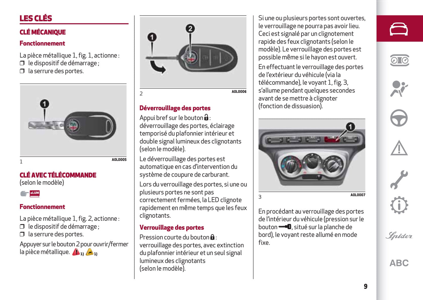 2016-2020 Alfa Romeo Giulia Bedienungsanleitung | Französisch