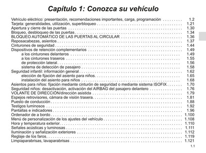 2022-2023 Renault Mégane Bedienungsanleitung | Spanisch