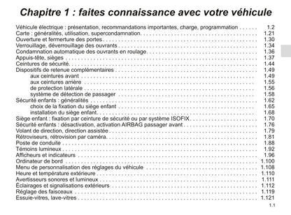 2022-2023 Renault Mégane Bedienungsanleitung | Französisch