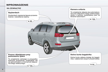 2011-2012 Peugeot 4007 Bedienungsanleitung | Polnisch