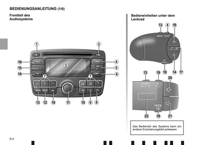 Renault Radio Classic Bedienungsanleitung 2018