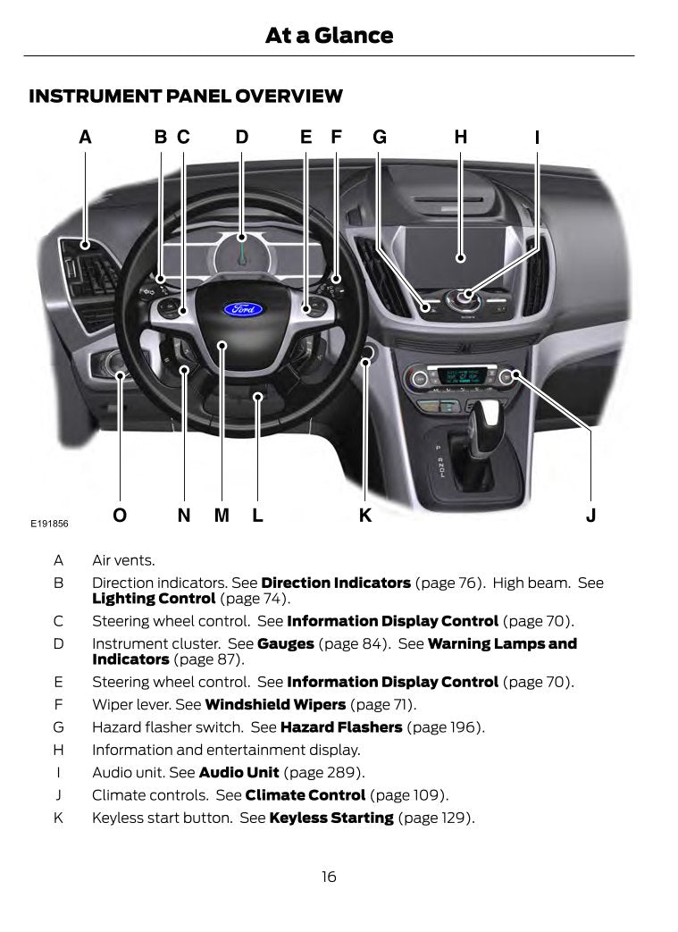 2017 Ford C-Max Hybrid / C-Max Energi Gebruikershandleiding | Engels