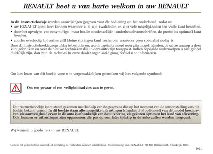 2005-2006 Renault Clio Gebruikershandleiding | Nederlands