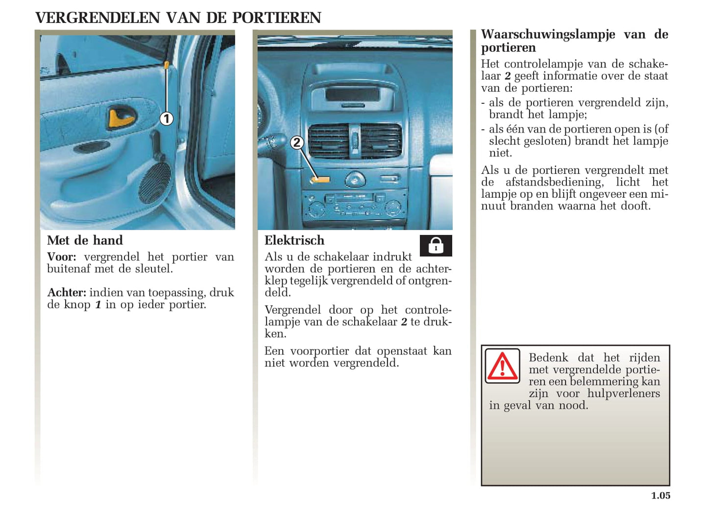 2004-2009 Renault Clio Manuel du propriétaire | Néerlandais