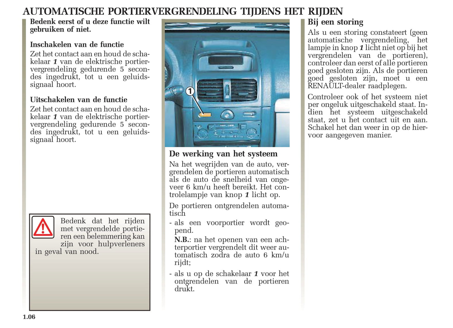 2005-2006 Renault Clio Bedienungsanleitung | Niederländisch