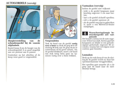 2005-2006 Renault Clio Bedienungsanleitung | Niederländisch