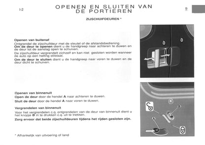 2000-2001 Citroën Berlingo Bedienungsanleitung | Niederländisch