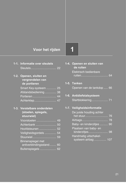 2009-2010 Toyota Corolla Gebruikershandleiding | Nederlands