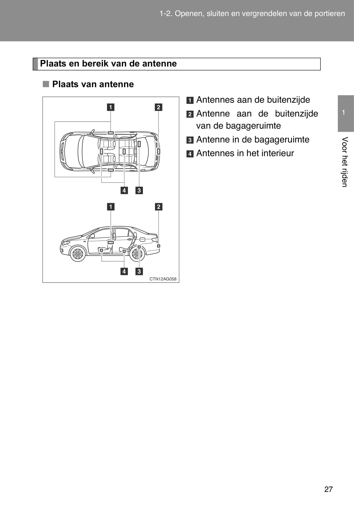 2007-2010 Toyota Corolla Owner's Manual | Dutch