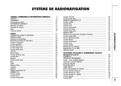 Alfa Romeo Brera Connect Nav-Connect Nav+ Guide d'utilisation 2006 - 2011