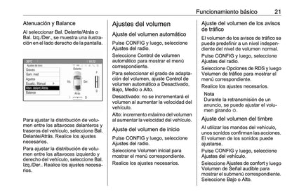 Opel Cascada Manual de infoentretenimiento 2013 - 2018