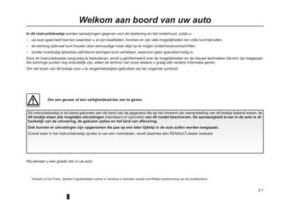 2013-2014 Renault Mégane Coupé Cabriolet/Mégane CC Owner's Manual | Dutch