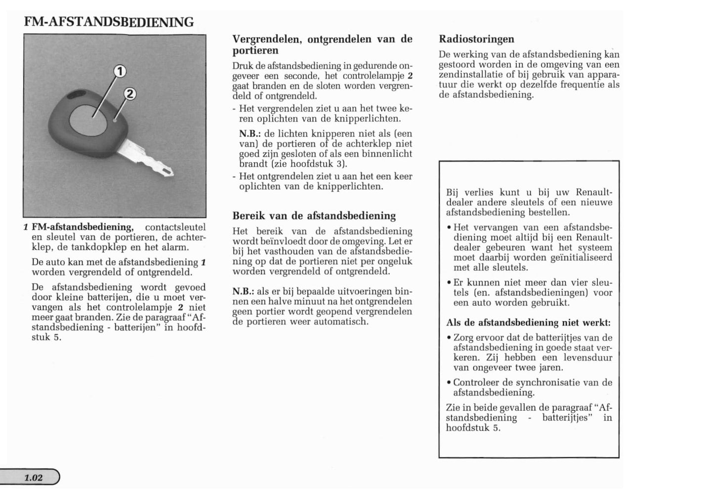 1998-1999 Renault Mégane Coupé/Mégane Coach Owner's Manual | Dutch