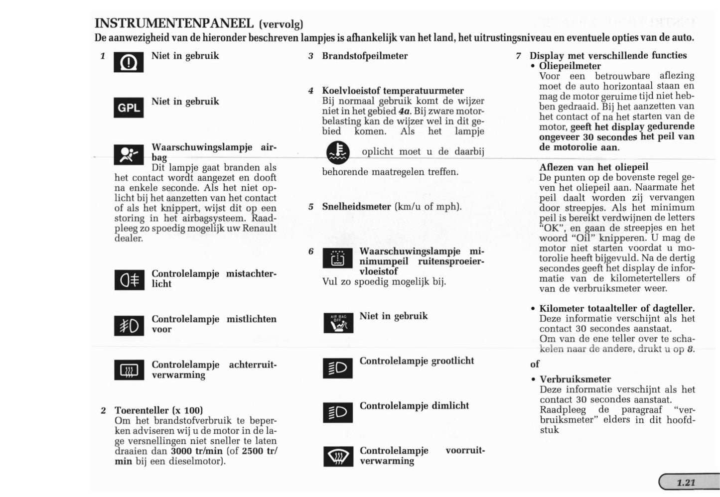 1998-1999 Renault Mégane Coupé Gebruikershandleiding | Nederlands