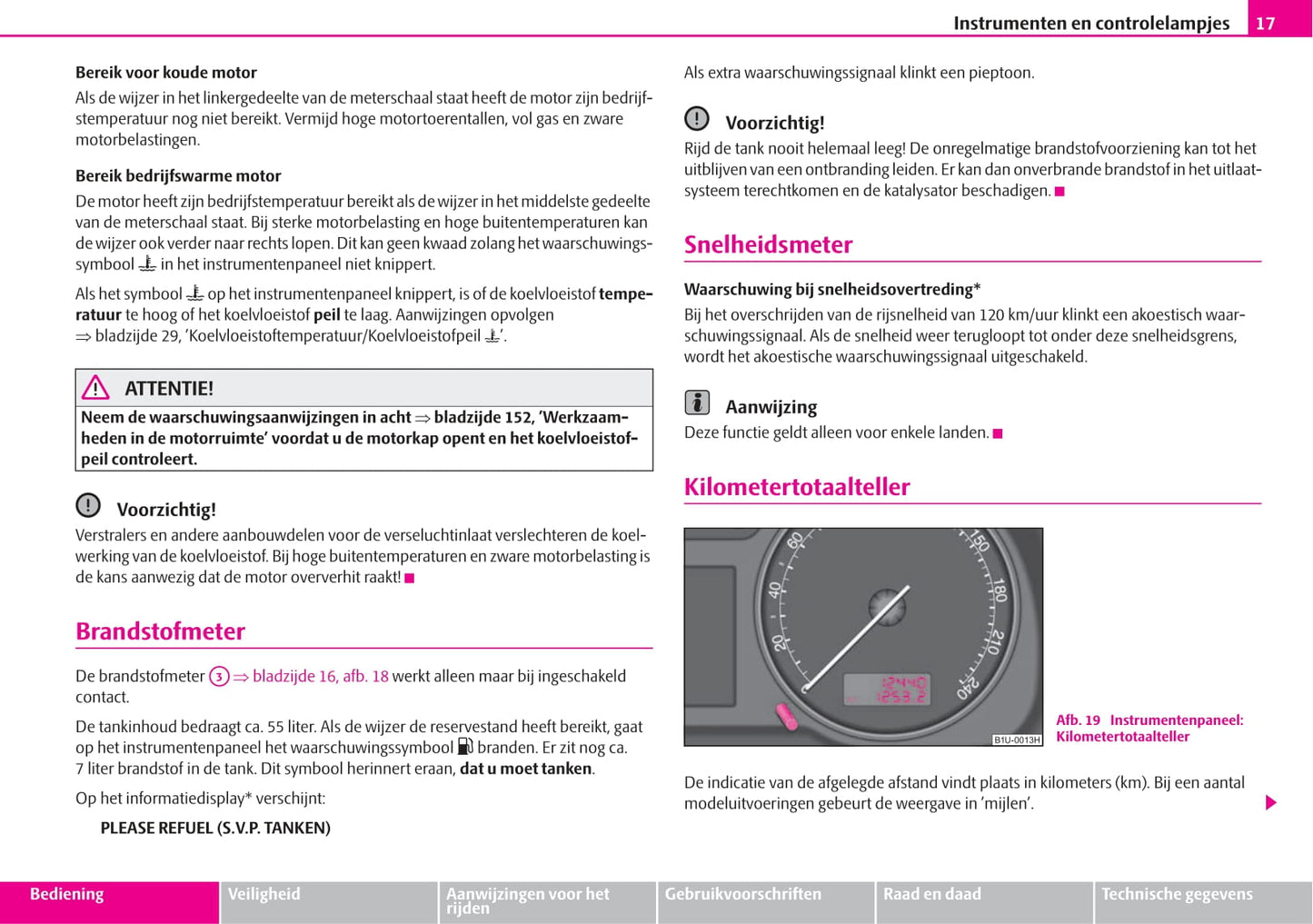 2010-2011 Skoda Octavia/Octavia Tour I Owner's Manual | Dutch