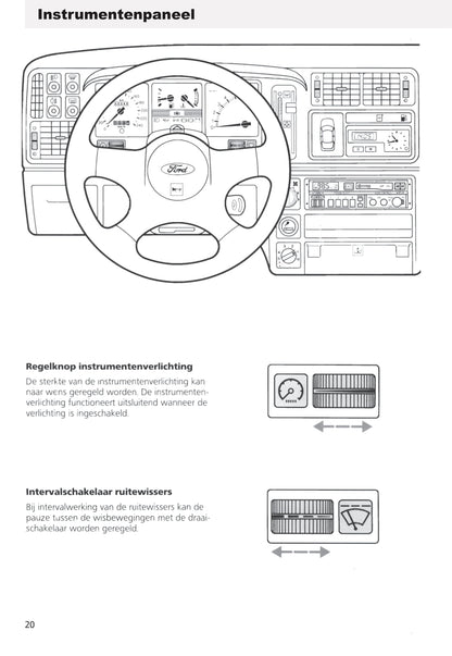1990-1993 Ford Sierra Gebruikershandleiding | Nederlands