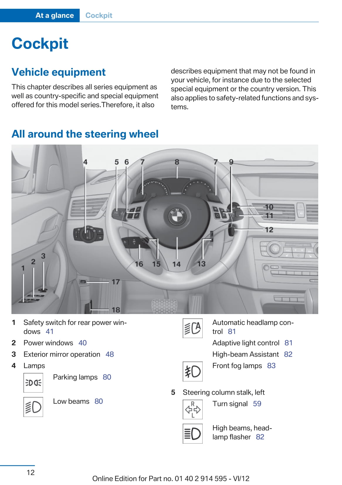 2013 BMW X1 Bedienungsanleitung | Englisch