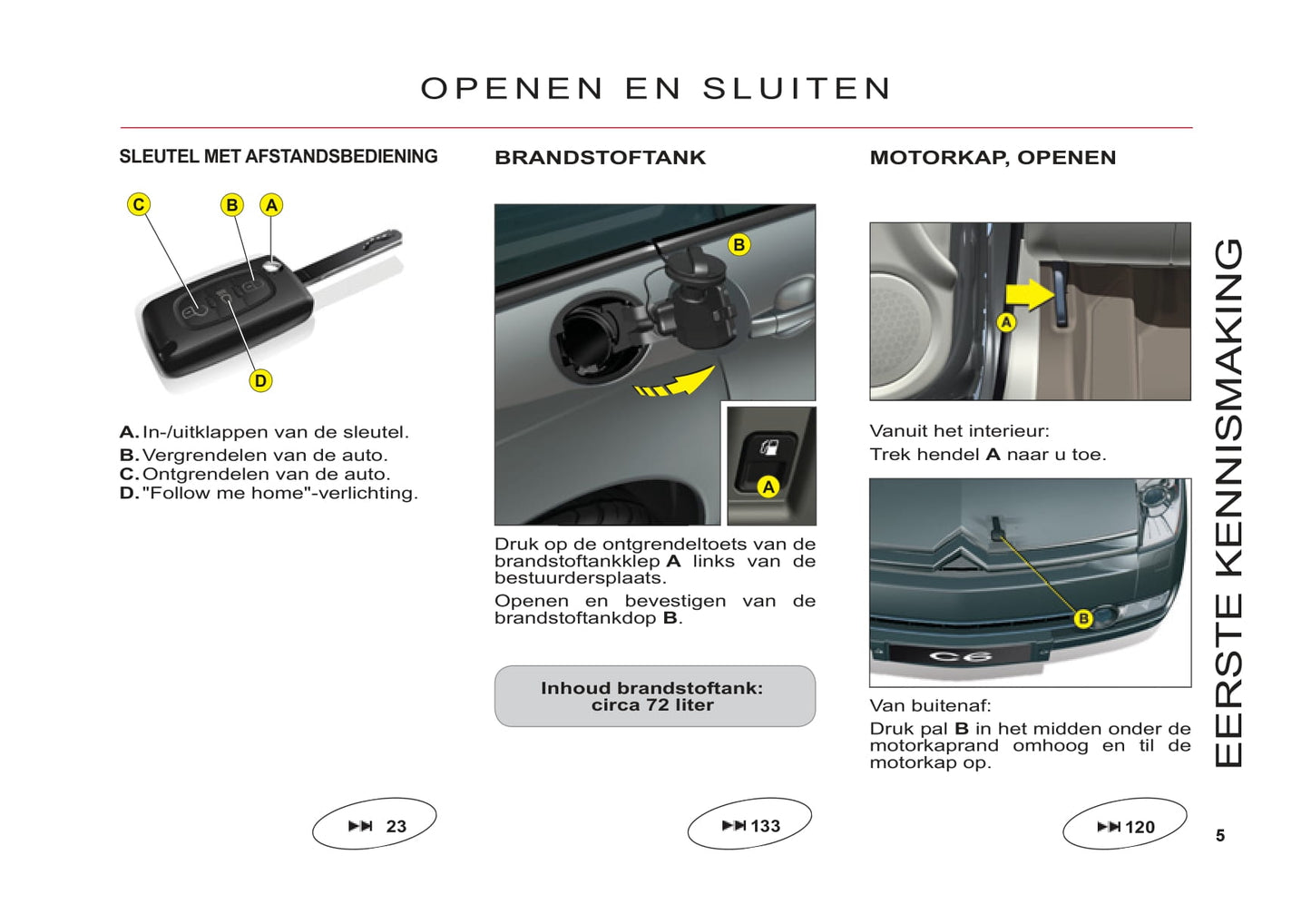 2011-2012 Citroën C6 Bedienungsanleitung | Niederländisch