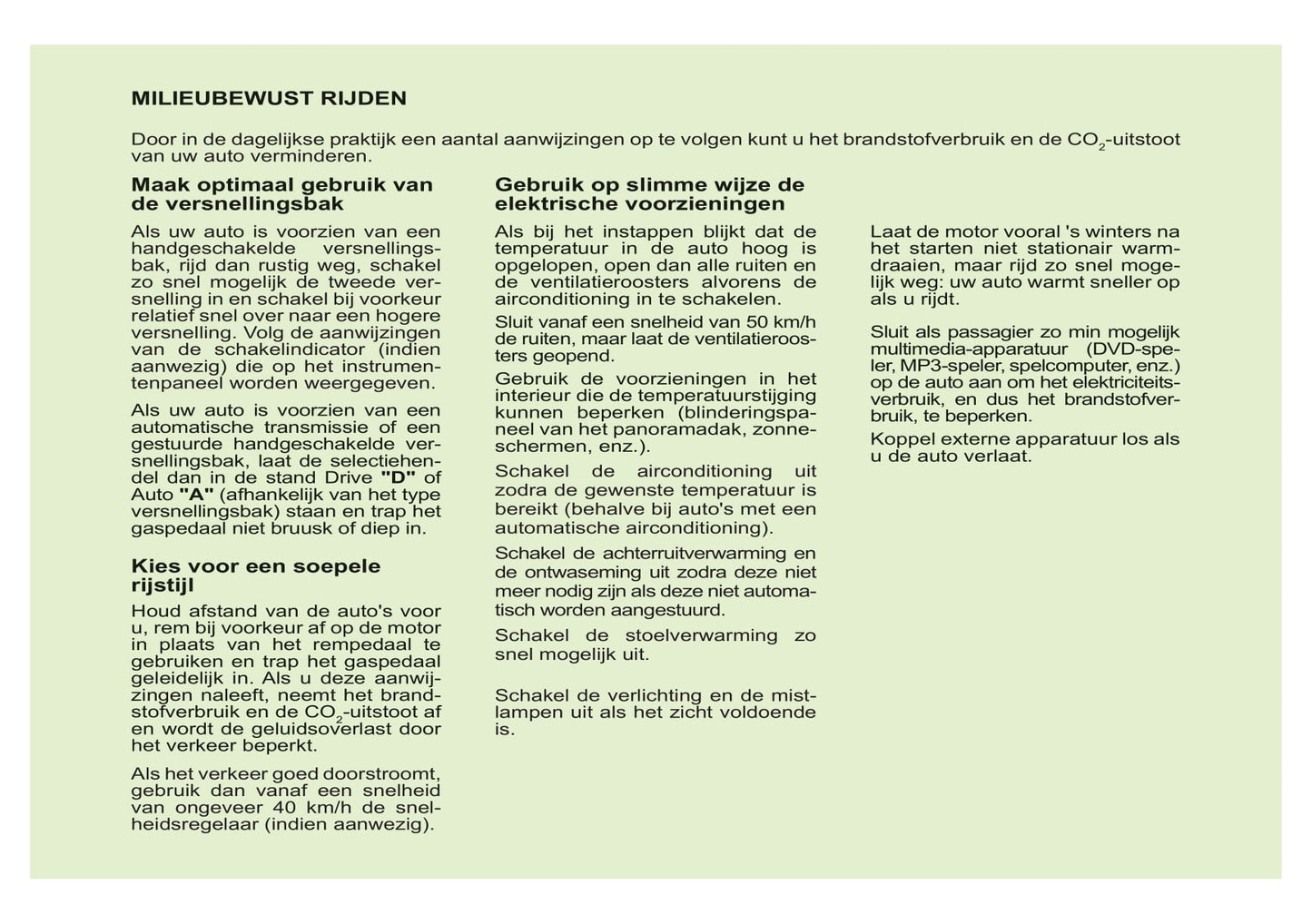 2011-2012 Citroën C6 Owner's Manual | Dutch
