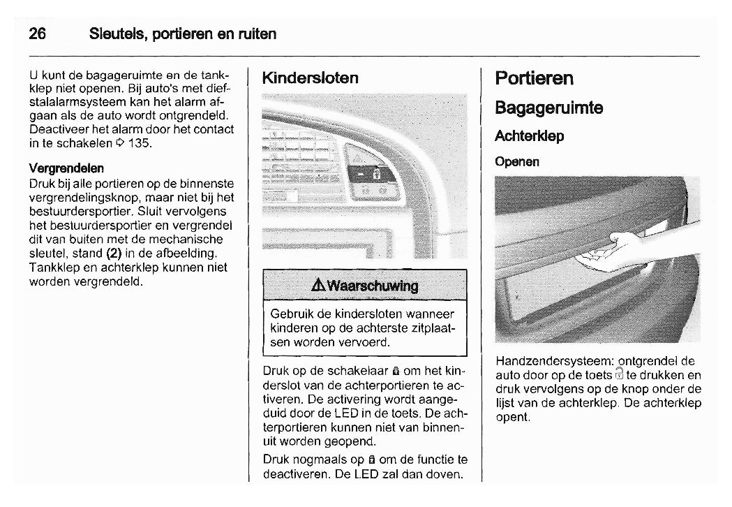 2010-2012 Saab 9-5 Bedienungsanleitung | Niederländisch