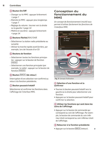 Audi Navigation MMI Plus Guide d'utilisation 2013