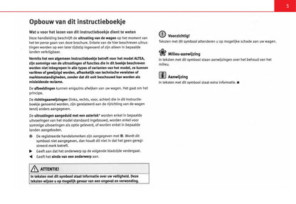 2004-2009 Seat Altea Bedienungsanleitung | Niederländisch