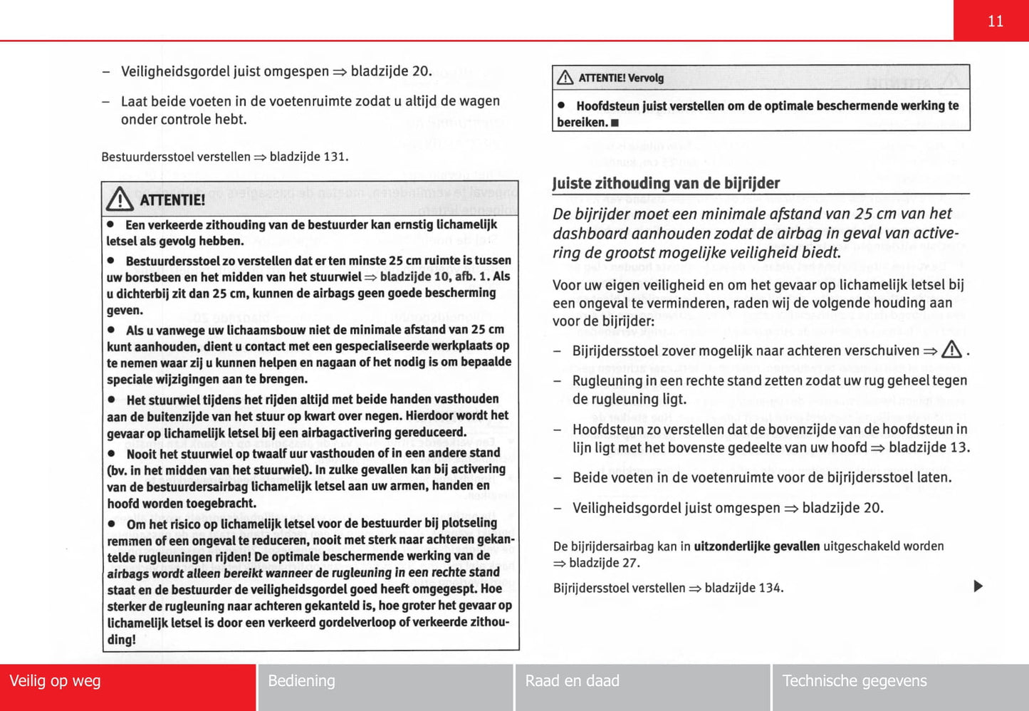 2004-2009 Seat Altea Gebruikershandleiding | Nederlands