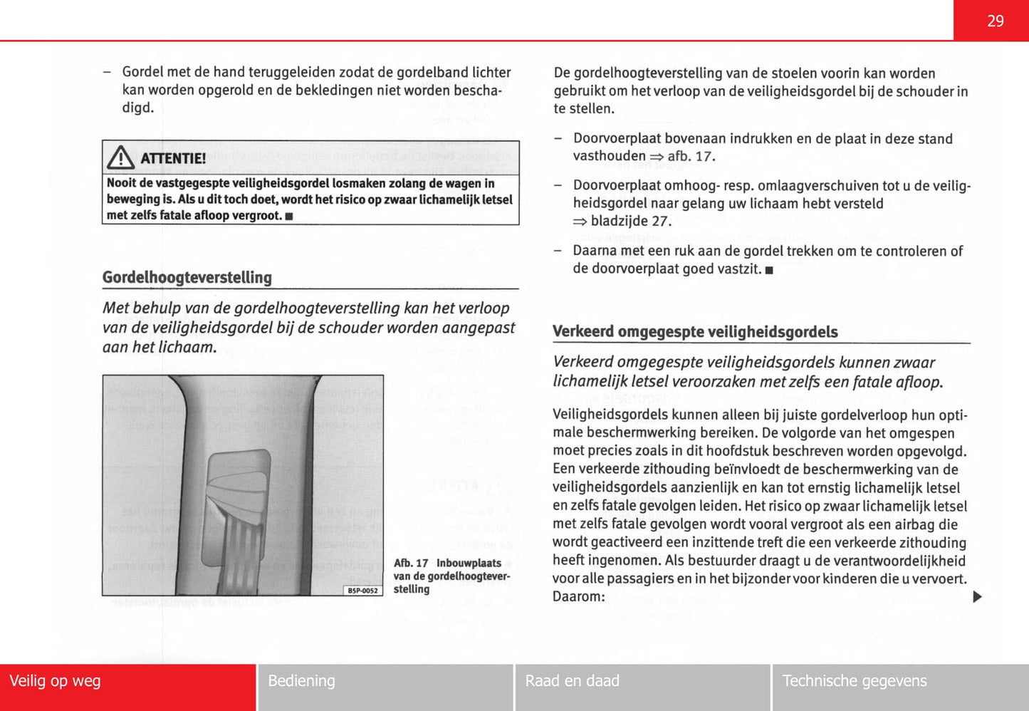 2004-2009 Seat Altea Owner's Manual | Dutch