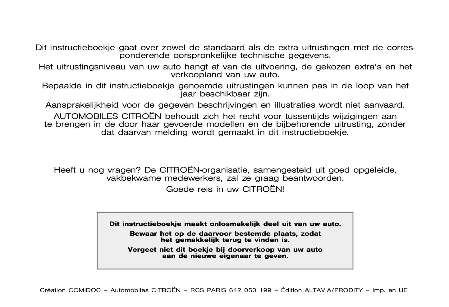 2005-2006 Citroën C5 Gebruikershandleiding | Nederlands