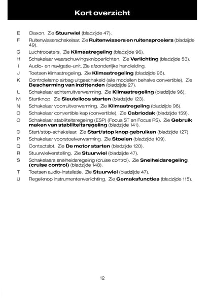 2008-2011 Ford Focus Bedienungsanleitung | Niederländisch