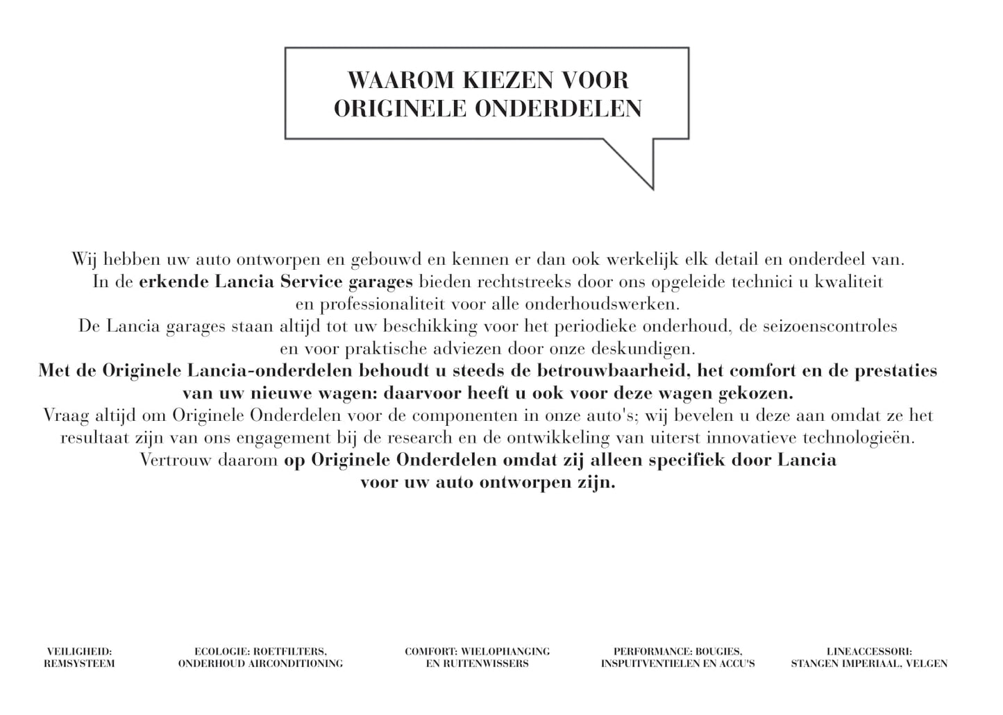 2011-2015 Lancia Ypsilon Bedienungsanleitung | Niederländisch