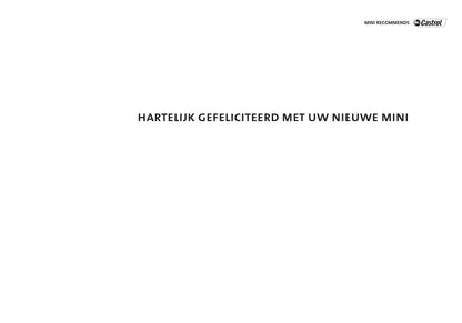 2004-2009 Mini Cabrio Bedienungsanleitung | Niederländisch