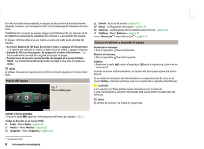 Skoda Radio Bolero Manual de Instrucciones 2010 - 2015