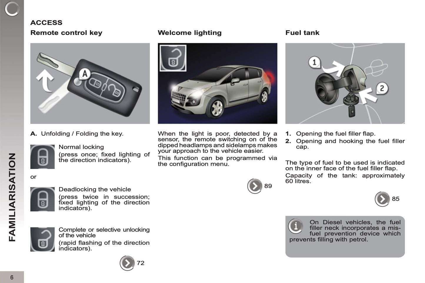 2012-2013 Peugeot 3008 Owner's Manual | English