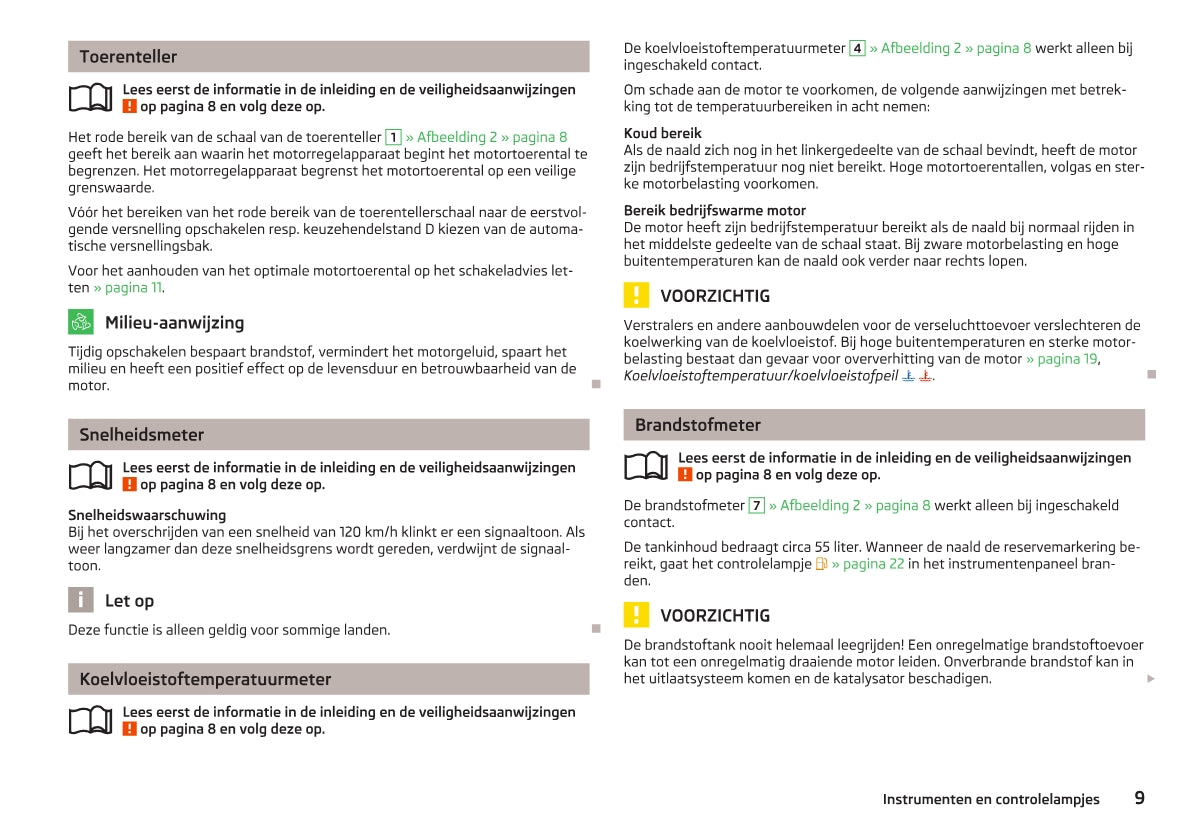 2018-2019 Skoda Rapid Owner's Manual | Dutch