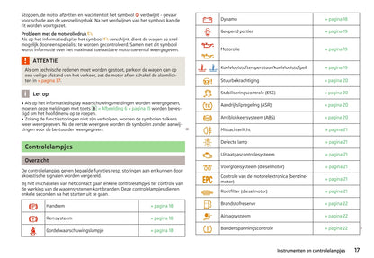 2018-2019 Skoda Rapid Owner's Manual | Dutch