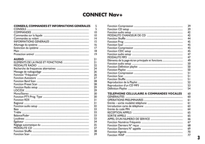Fiat Panda CONNECT Nav+ Guide d'utilisation 2007 - 2008