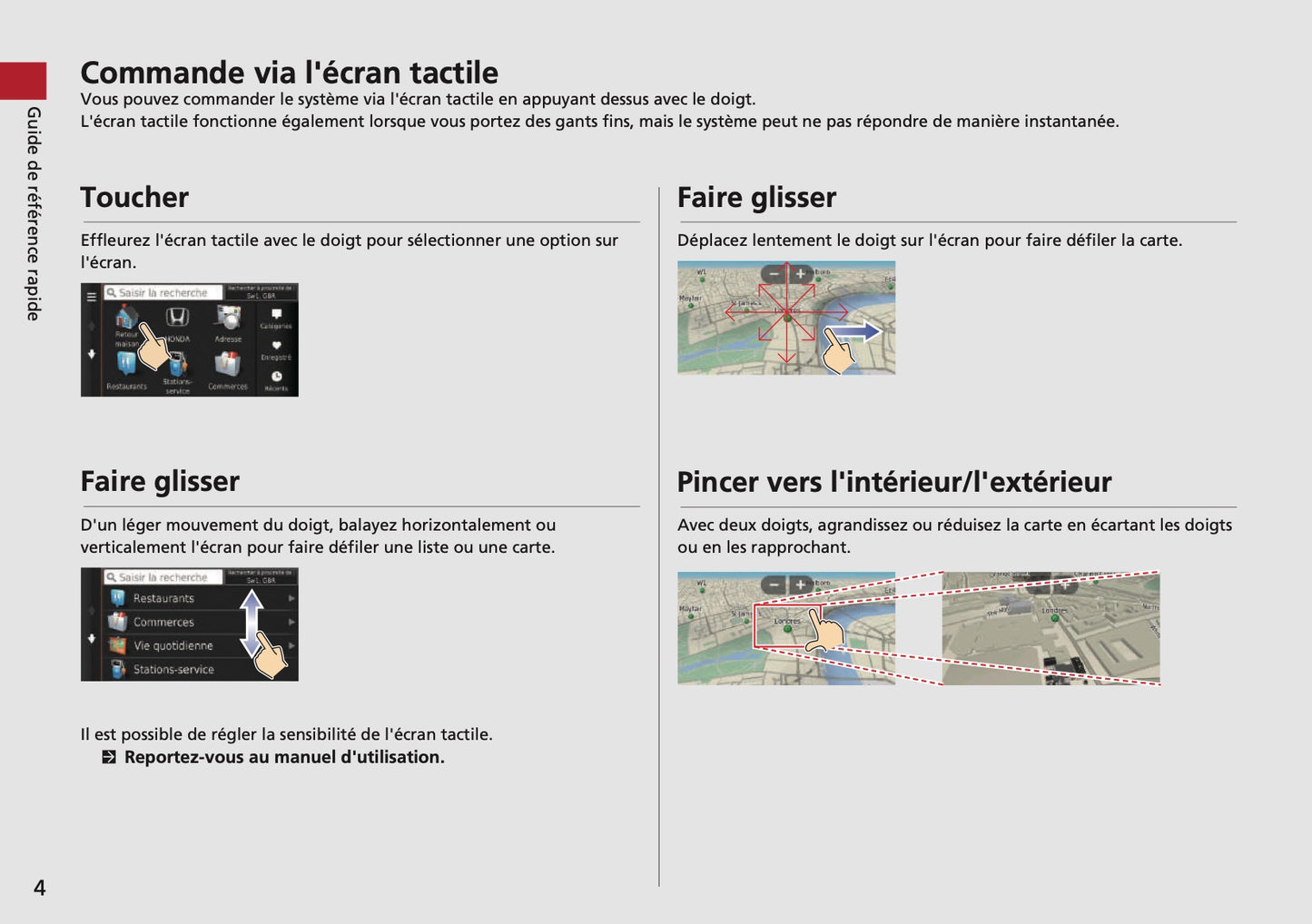 Honda CR-V Hybrid Navi Guide d'utilisation 2018 - 2019