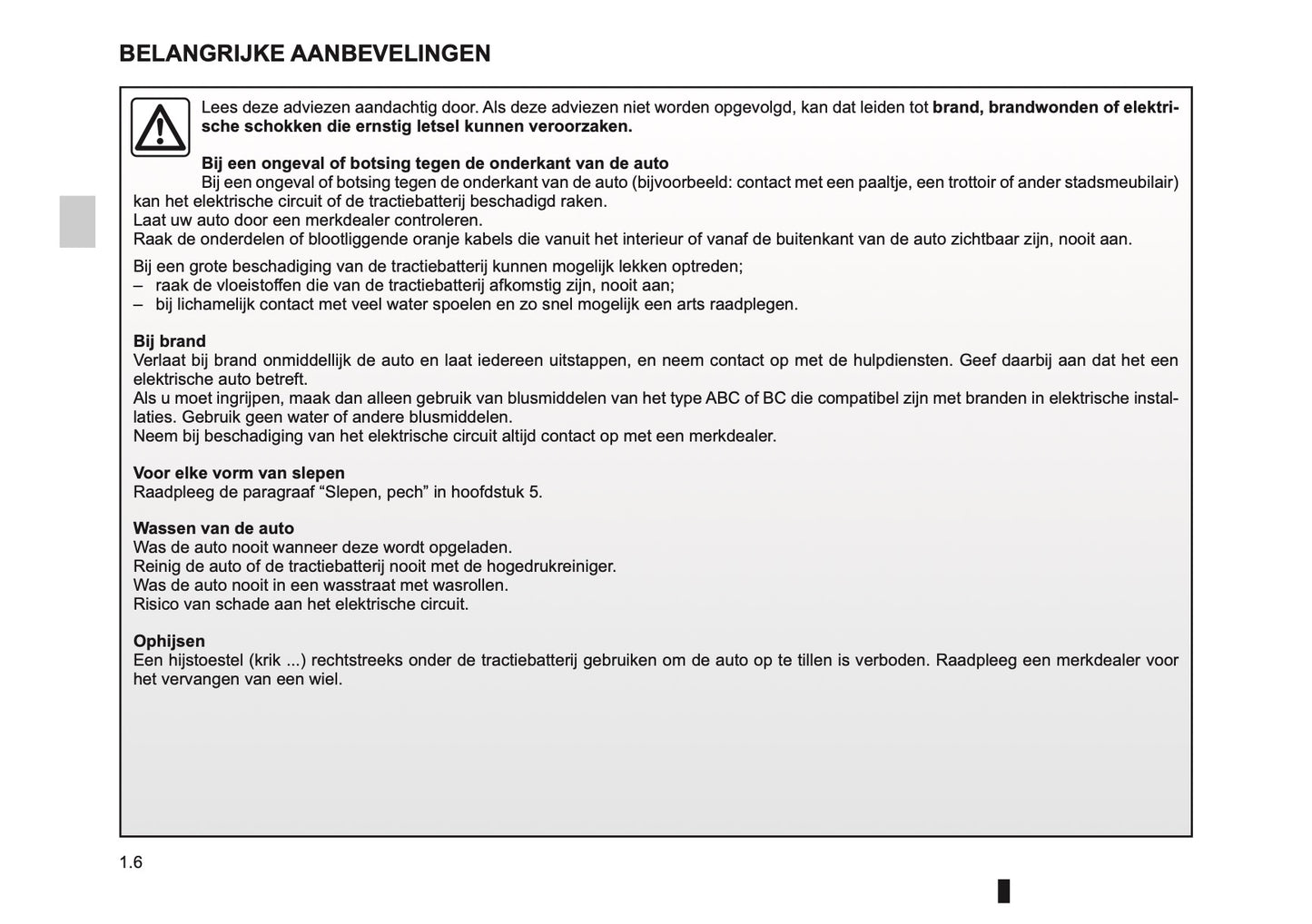 2012-2013 Renault Twizy Z.E. Owner's Manual | Dutch