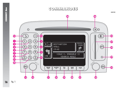 Alfa Romeo Connect Nav & Connect Nav+ Guide d'utilisation 2008 - 2011