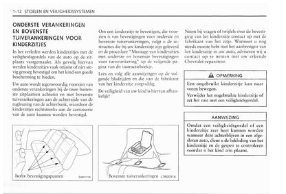 2006-2011 Chevrolet Epica Gebruikershandleiding | Nederlands