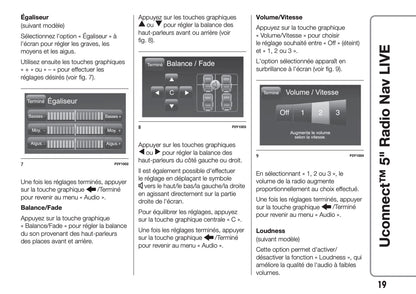 Alfa Romeo MiTo Uconnect Radio Nav 5.0 Live Guide d'utilisation 2016 - 2020