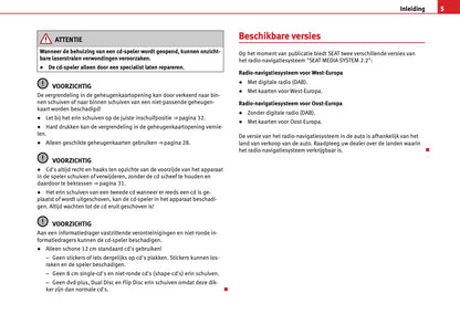 Seat Media System 2.2  2009 - 2015